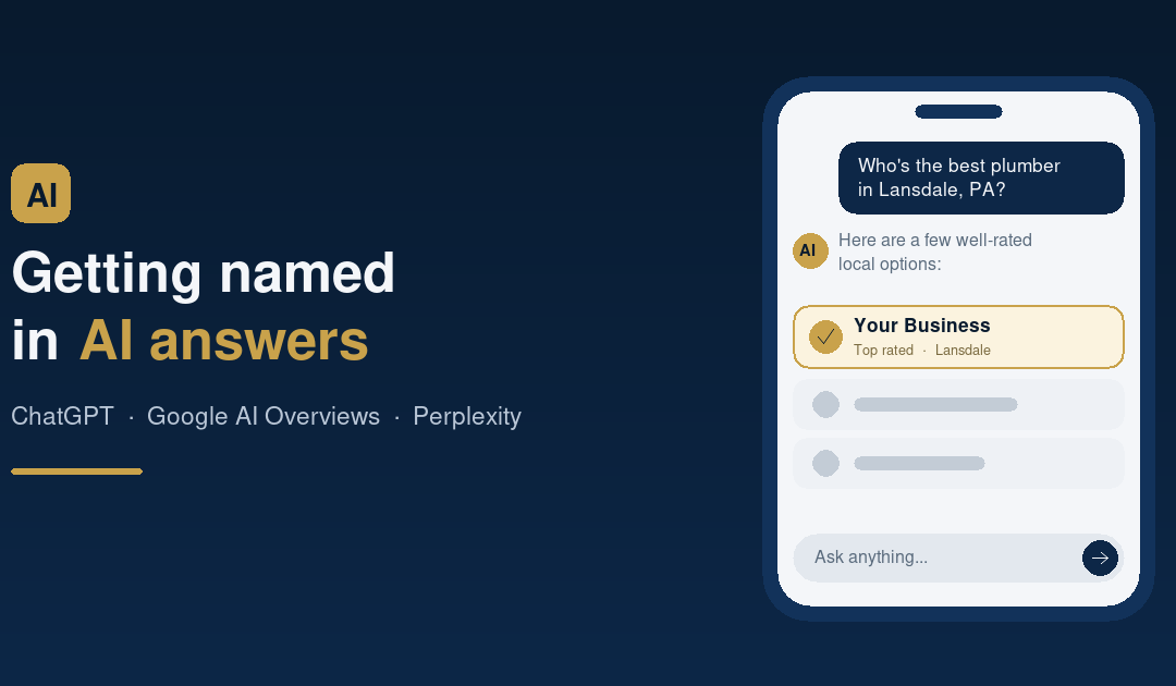 How Local Service Businesses Show Up in AI Answers